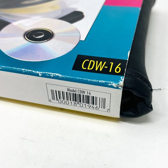 1994 ~ DVD CD Disc Wallet [Holds 16] CDW-16 Best Buy Faux Leather Binder - Picture 7 of 7